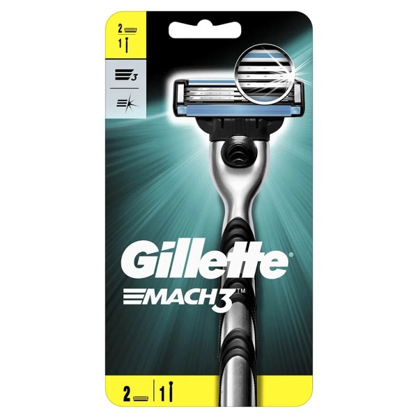 Gillette Mach 3 Aparat Ras 3lame+2rezerve 6/bax