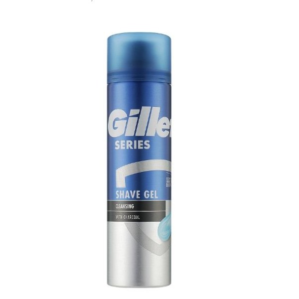 Gillette Series Gel Ras Cleansing Charcoal 200ml 6/set