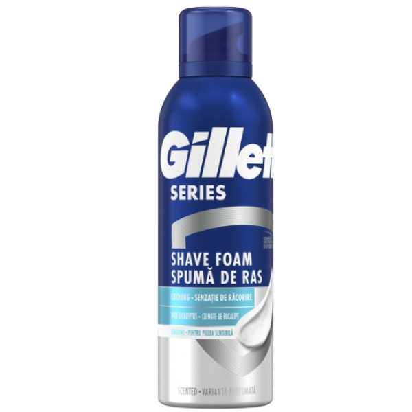 Gillette Series Spuma Ras Cooling Eucalyptus 200ml 6/bax