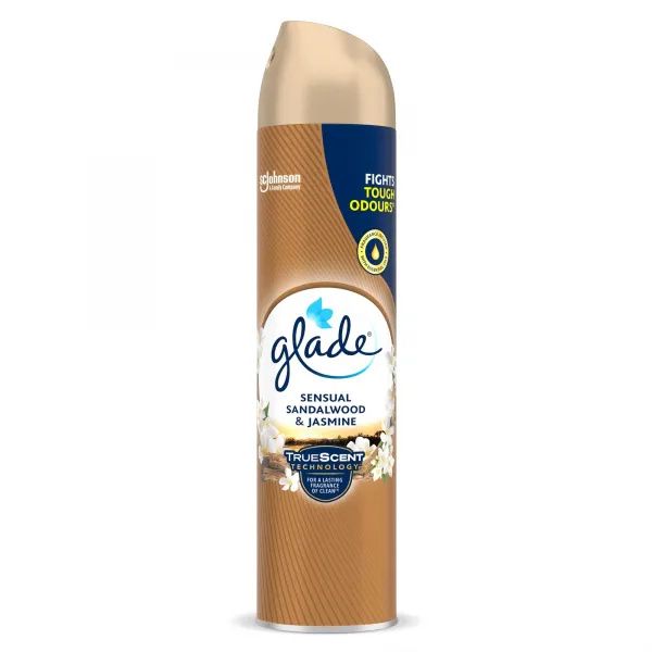 Glade Odorizant Spray Sandalwood&jasmine 300ml 6/bax