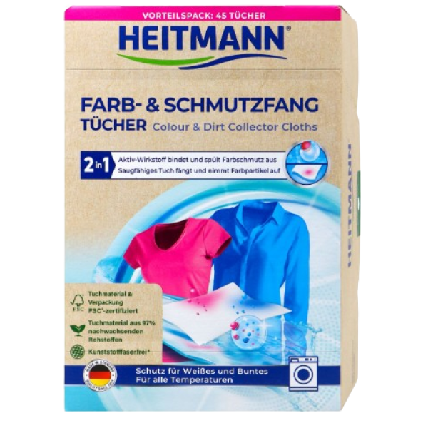 Heitmann Servetele Absorbante Culoare 45buc 6/bax