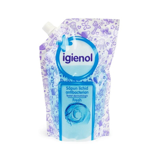 Igienol Sapun Lichid Antibacterian Fresh Rezerva 500ml 12/bax
