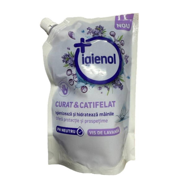 Igienol Sapun Lichid Antibacterian Vis De Lavanda Rezerva 500ml 12/bax