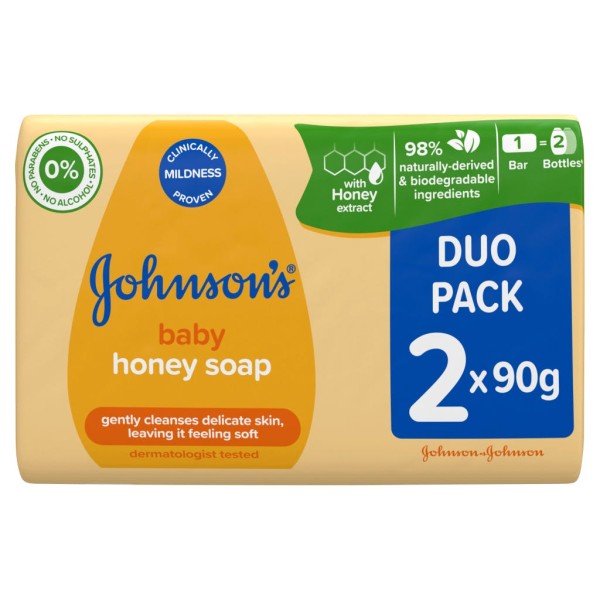 Johnson's Baby Sapun Honey 2x90gr 18set/bax
