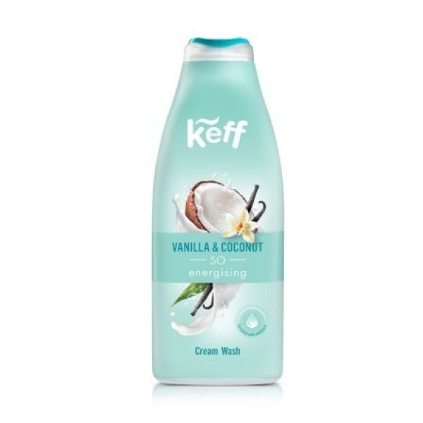 Keff Gel Dus Coconut Vanilla 500ml 12/bax