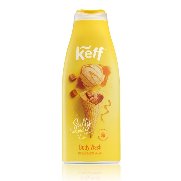 Keff Gel Dus Salty Caramel 500ml 12/bax