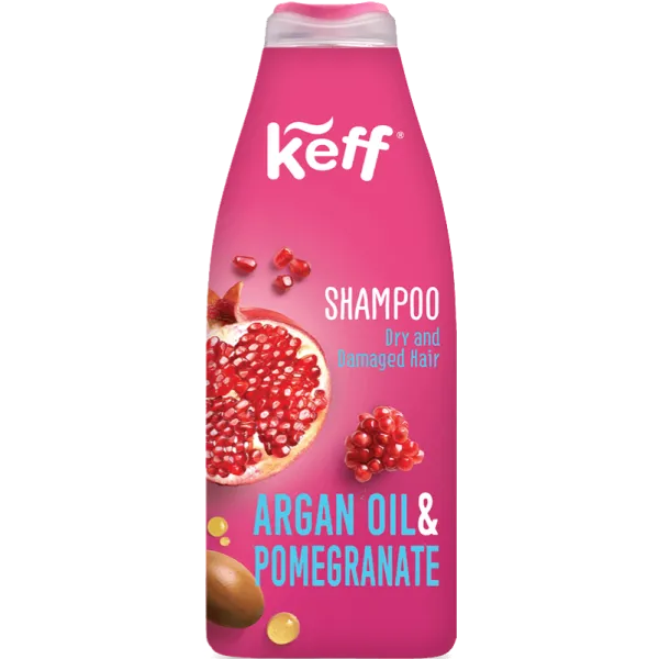Keff Sampon Argan Oil&pomegranate 500ml 12/bax