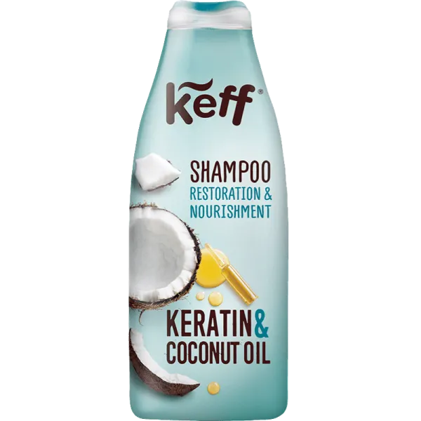 Keff Sampon Keratin&coconut Oil 500ml 12/bax