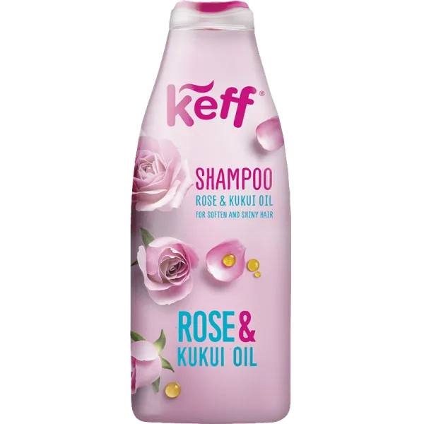 Keff Sampon Rose&kukui Oil 500ml 12/bax