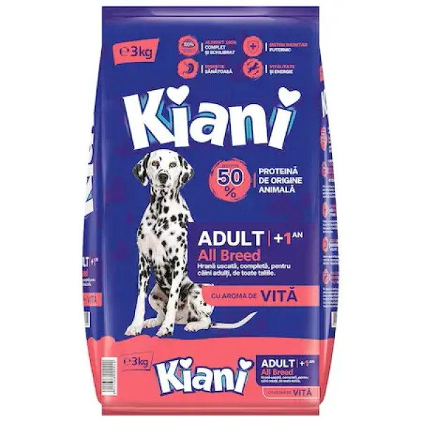 Kiani Hrana De Caini Vita Sac 3kg