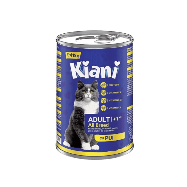 Kiani Hrana Umeda Pisici Pui Conserva 415gr 24/bax