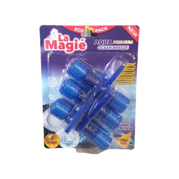 La Magie Odorizant Wc Aqua Premium Ocean Breeze 3*40gr 12/bax