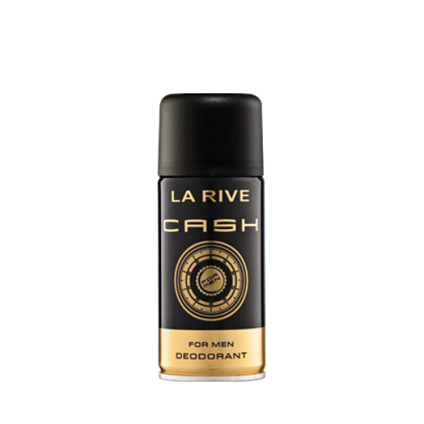 La Rive Deodorant Men Cash 150ml 12/bax