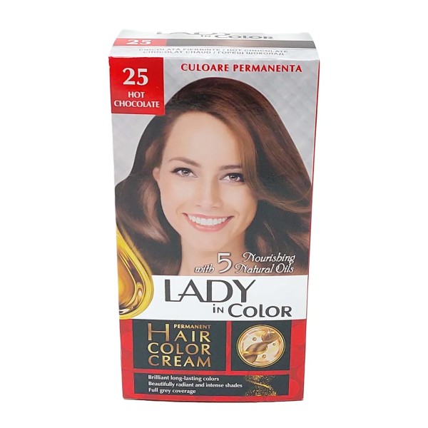 Lady In Color Vopsea Par Nr.25 Hot Chocilate 12/bax