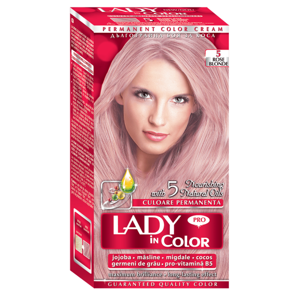 Lady In Color Vopsea Par Nr.5 Rose Blond 12/bax
