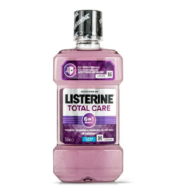 Listerine Apa Gura Total Care Clean Mint 250ml 6/bax