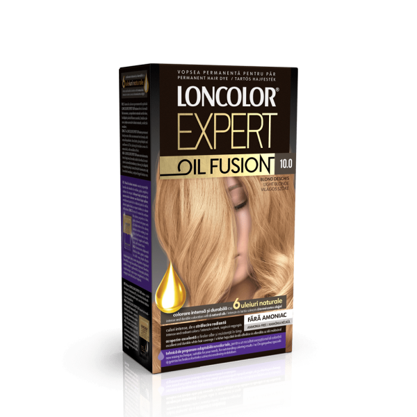 Loncolor Expert Oil Fusion Vopsea Par 10.0 Blond Deschis 5/bax