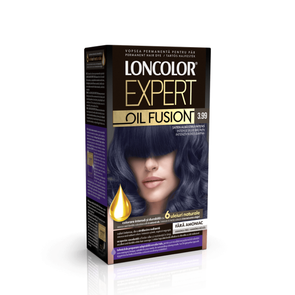Loncolor Expert Oil Fusion Vopsea Par 3.99 Saten Albastrui Intens 5/bax