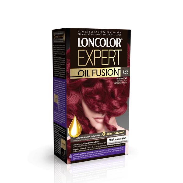 Loncolor Expert Oil Fusion Vopsea Par 7.62 Rosu Intens 5/bax