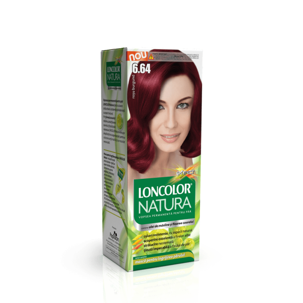 Loncolor Natura Vopsea Par 6.64 Rosu Burgund 12/bax