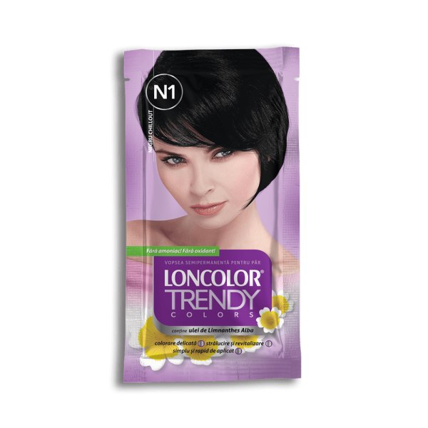 Loncolor Trendy Nuantator Par N1 Negru Chillout 2x25ml 10/bax