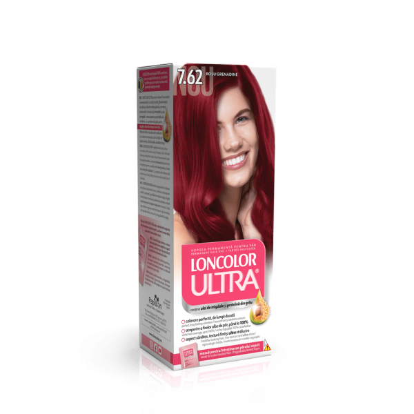 Loncolor Ultra Vopsea Par 7.62 Rosu Grenadine 12/bax