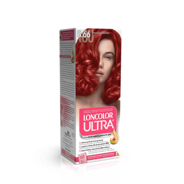 Loncolor Ultra Vopsea Par 8.66 Rosu Intens Deschis 12/bax