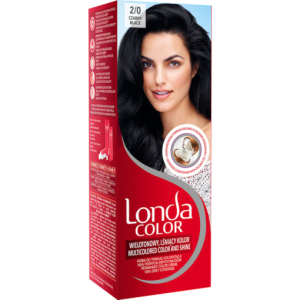 Londa Color Vopsea Par 2.0 Negru 3buc/set 24/bax