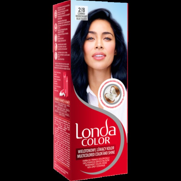 Londa Color Vopsea Par 2.8 Negru Albastrui 3buc/set 24/bax