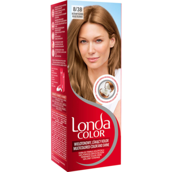 Londa Color Vopsea Par 8.38 Blond Bej 3buc/set 24/bax