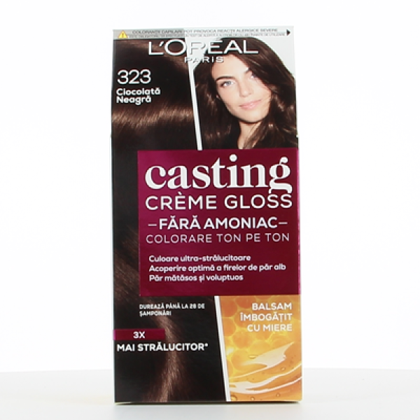 L'oreal Casting Creme Gloss 0 Amoniac 323 Cioco Neagra 6/bax