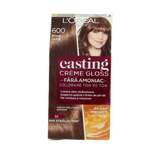 L'oreal Casting Creme Gloss 0 Amoniac 600 Blond Inchis 6/bax