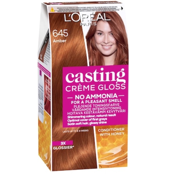L'oreal Casting Creme Gloss 0 Amoniac 645 Amber 6/bax