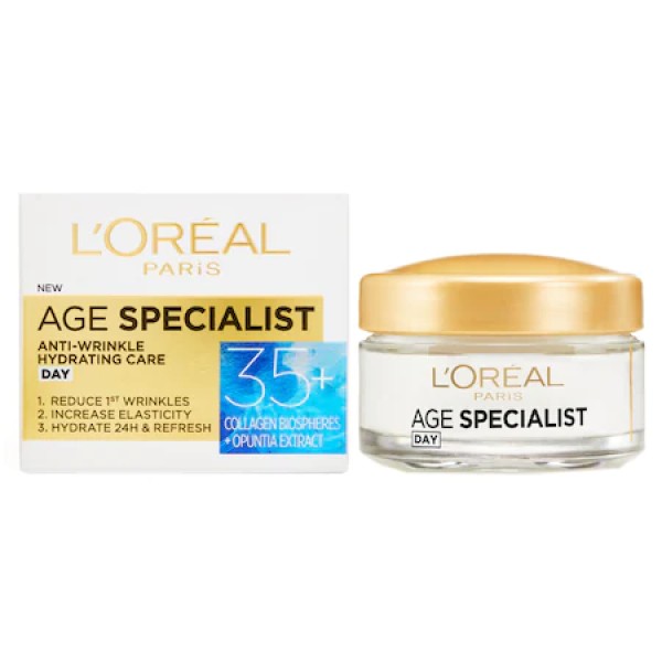 L'oreal Crema Fata Age Specialist Anti-rid Zi 35+ 50ml 6/bax