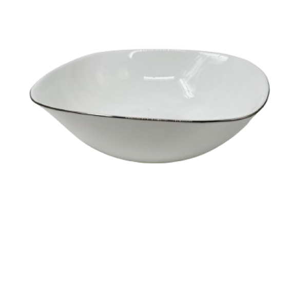 Lve Bol Opal Patrat Margini Argintii 17cm Lfw75-s 2--14 6/bax