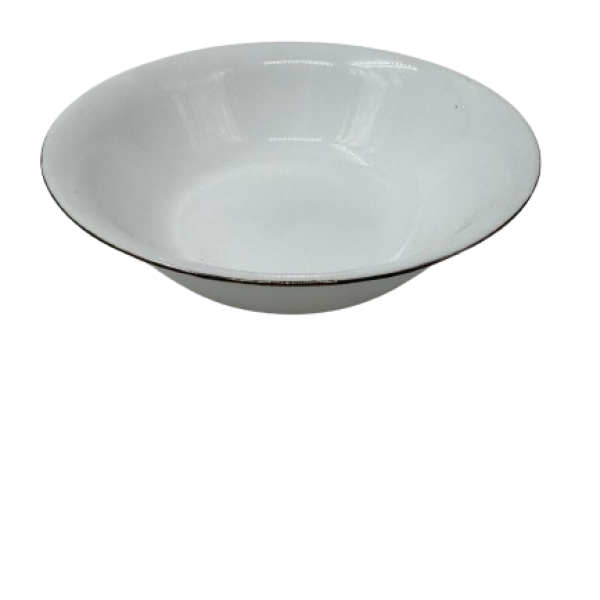 Lve Bol Opal Rotund Margini Argintii 19cm Lpw75-s 2--6 6/set 48/bax