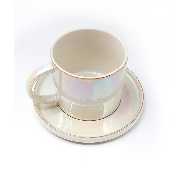 Lve Cana Ceramica Cu Farfurie&lingurita 148-3