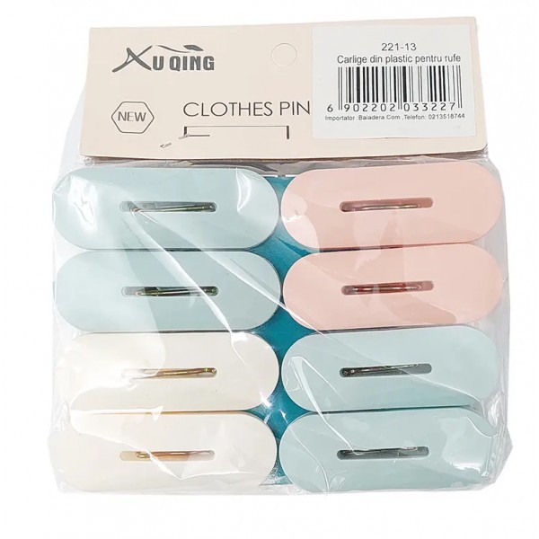 Lve Carlige Din Plastic Pentru Rufe 221-13
