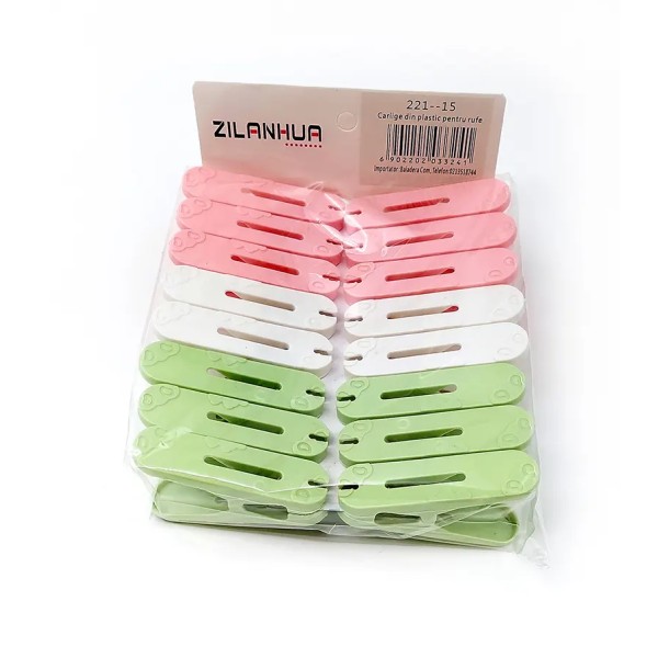 Lve Carlige Din Plastic Pentru Rufe 221-15