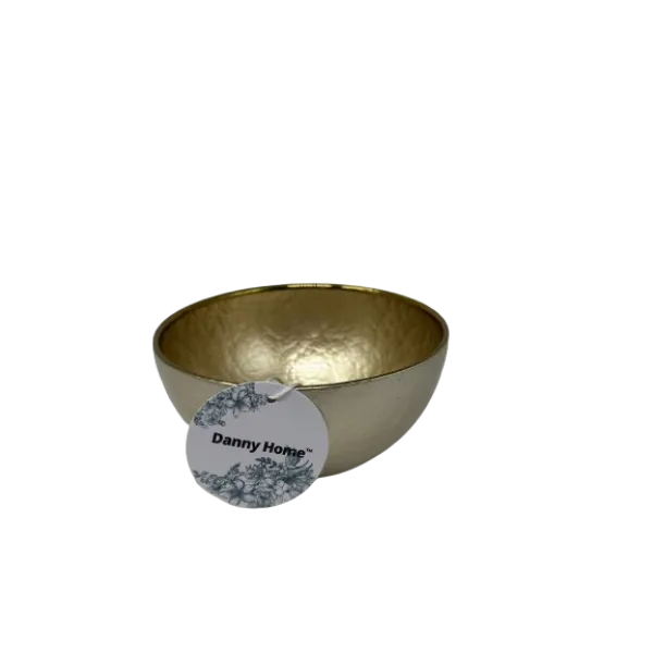 Lve Danny Home Bol Sticla Auriu Margini Aurii 14.5cm Wy089 4-1 4/set