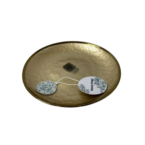 Lve Danny Home Farfurie Sticla Intinsa Aurie Margini Aurii 21cm Wy084 4-3 6/set