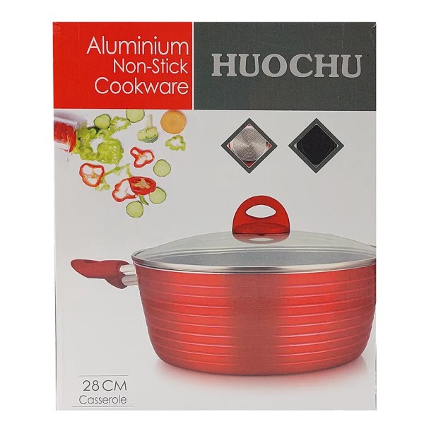 Lve Huochu Cratita Aluminiu Manere+capac 28cm 514-96