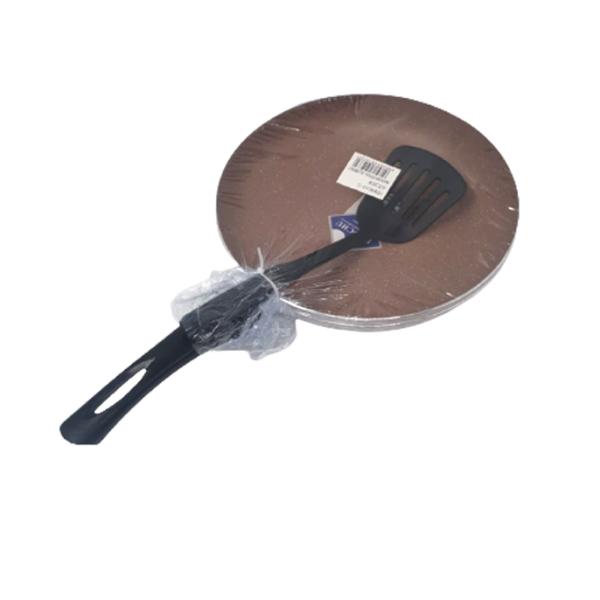 Lve Huochu Tigaie Aluminiu Cu Coada+spatula 28cm 514-73