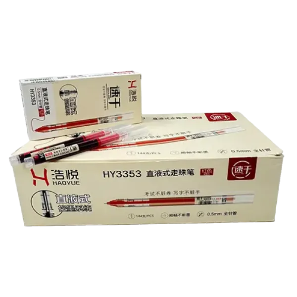 Lve Pixuri Cu Gel Rosu Hy 3353 0.5mm 12buc/set 1139-83 Lve Pixuri Cu Gel Rosu Hy 3353 0.5mm 12buc/set 1139-83
