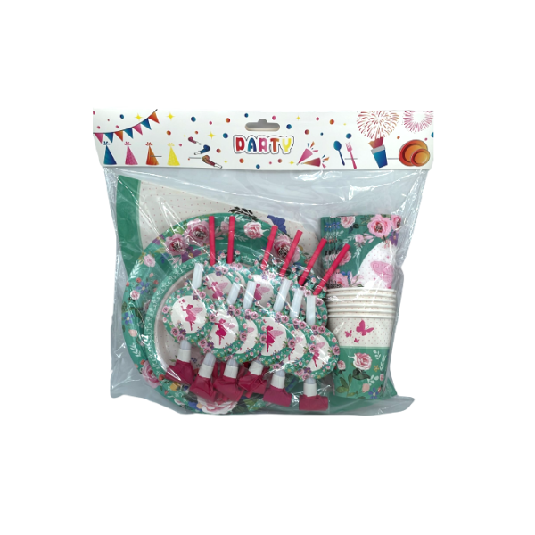 Lve Set Accesorii Party Din Carton Pt 6 Persoane 603-11