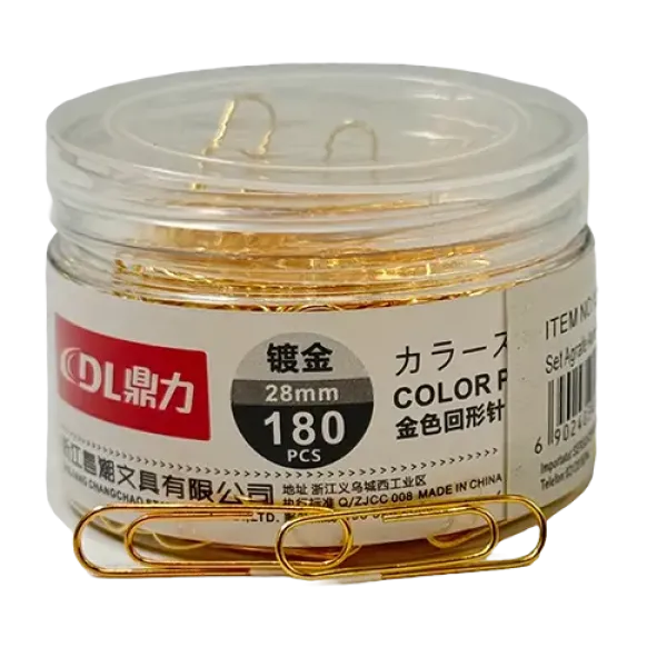 Lve Set Agrafe Birou Auri 28mm 180pcs 1236--95 Lve Set Agrafe Birou Auri 28mm 180pcs 1236--95