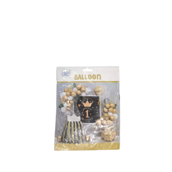 Lve Set Arcada Baloane Aniversare Diverse Culori 462-6 Lve Set Arcada Baloane Aniversare Diverse Culori 462-6