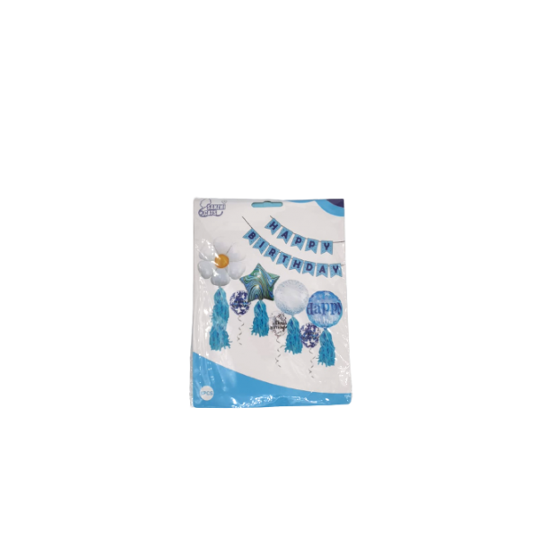 Lve Set Ghirlanda Baloane Aniversare Div Culori 9buc/set 462-10 Lve Set Ghirlanda Baloane Aniversare Div Culori 9buc/set 462-10