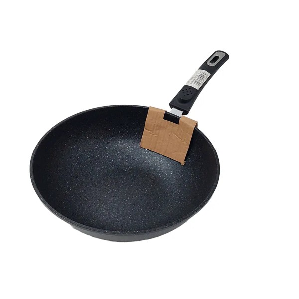 Lve Tigaie Wok Cu Coada 30cm 514-3 Lve Tigaie Wok Cu Coada 30cm 514-3