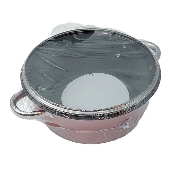 Lve Wangfa Cratita Fier Cu Manere+capac 28cm 514-41 Lve Wangfa Cratita Fier Cu Manere+capac 28cm 514-41